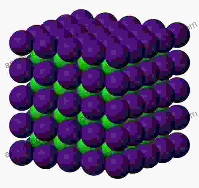 A Diagram Showing The Crystalline Structure Of A Solid States Of Matter: Gases Liquids And Solids (Essential Chemistry)