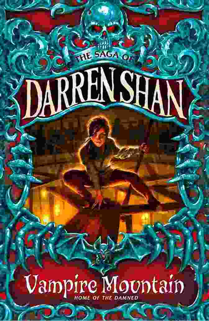 Darren Shan's Cirque Du Freak: Vampire Mountain Book Cover With A Captivating Illustration Of A Vampire Rising From The Shadows Cirque Du Freak: Vampire Mountain