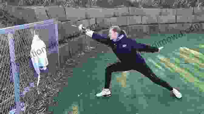 Image Of A Fencer Practicing Footwork And Bladework En Garde FENCING : Theory In Practice