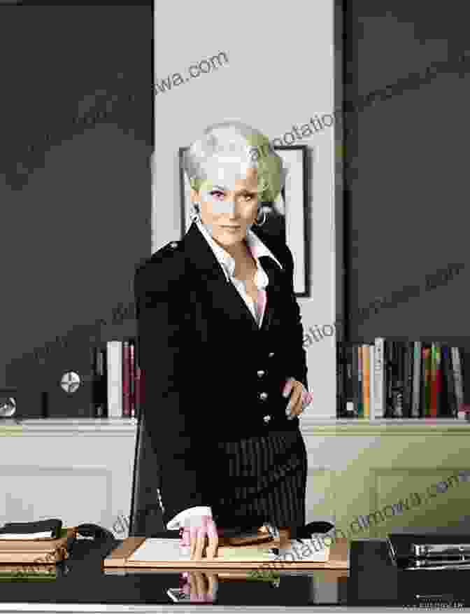 Meryl Streep As Miranda Priestly, Looking Commanding And Intimidating. The Devil Wears Prada: A Novel