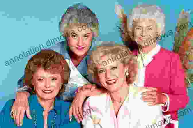 The Golden Girls Cast Photo With David Leff's Book Cover The Golden Girls David K Leff