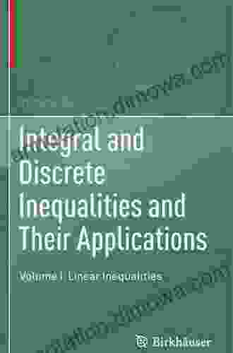 Integral And Discrete Inequalities And Their Applications: Volume I: Linear Inequalities