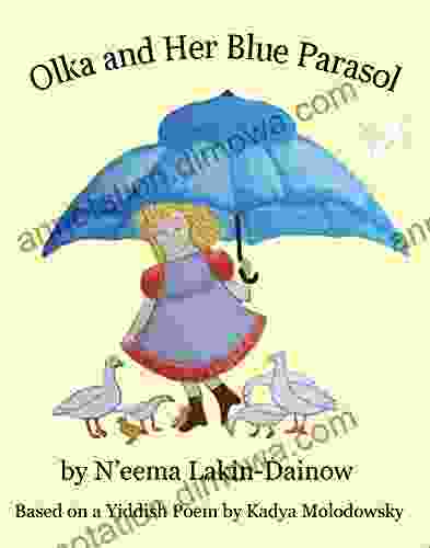 Olka And Her Blue Parasol